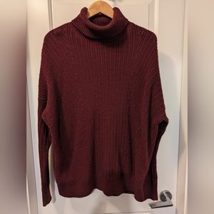 Turtleneck tunic sweater